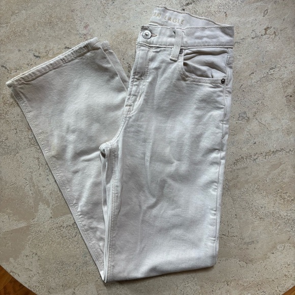 American Eagle Outfitters Denim - American Eagle off white Stovepipe jeans size 00